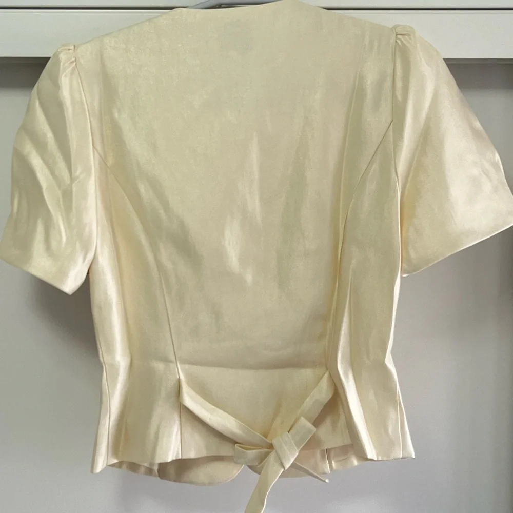 βπSaleβ Reformation Mika Two Piece β Cream - Picture 6 of 7